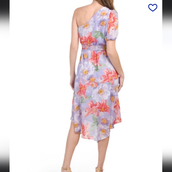 💖💃JULIA JORDAN Asymmetrical Dress Size 10 - Picture 3 of 4